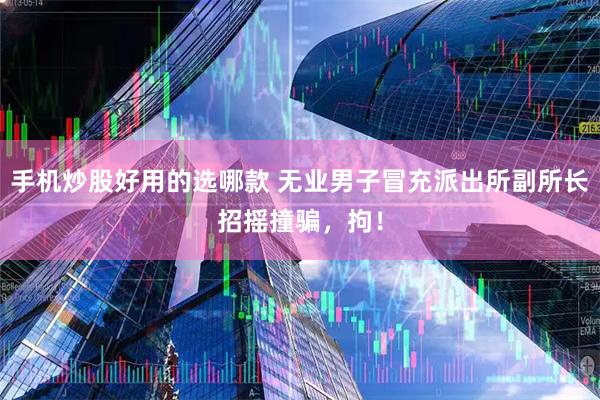 手机炒股好用的选哪款 无业男子冒充派出所副所长招摇撞骗，拘！
